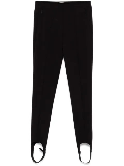 Tibi Compact ultra stretch Knit stirrup legging Black T000UK3107