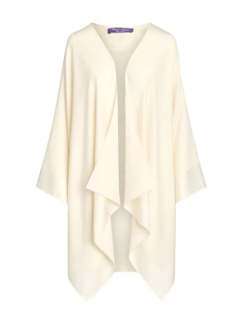 Ralph Lauren Collection contrast-trim scarf Neutrals 434937279002