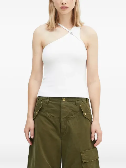 Ksubi Score one-shoulder tank top White WPF24SI001