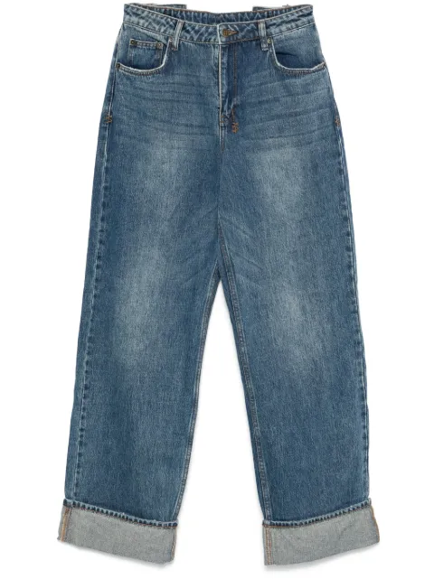 Ksubi Low Rider Cuffed Aged jeans Blue WFA24DJ006