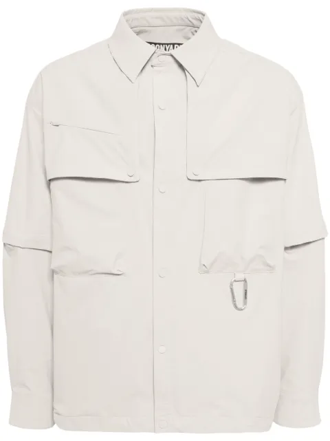 Spoonyard detachable-sleeve shirt Neutrals SH033CLAY
