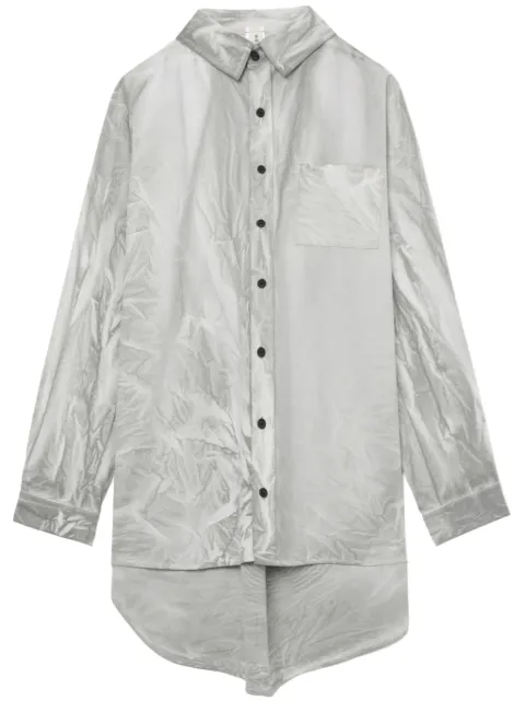 WESTFALL crease effect shirt Grey WES04B005