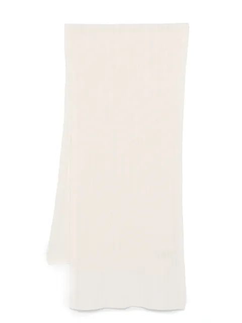 Lady Anne cable-knit scarf White BETTY66