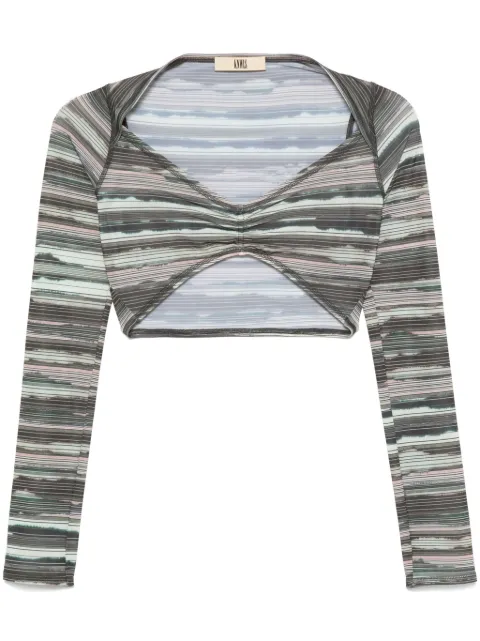 KNWLS Infinity top Black FW24IT0BLSTRIPE