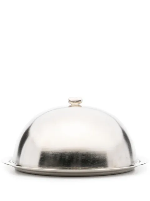 Gohar World medium Bean cloche (19.5cm) Silver CBMESS
