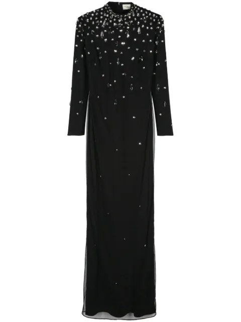 The New Arrivals Ilkyaz Ozel Catroux maxi dress Black NA00200380546
