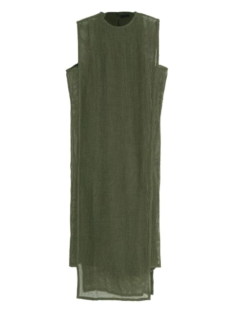Osklen layered maxi dress Green 71914