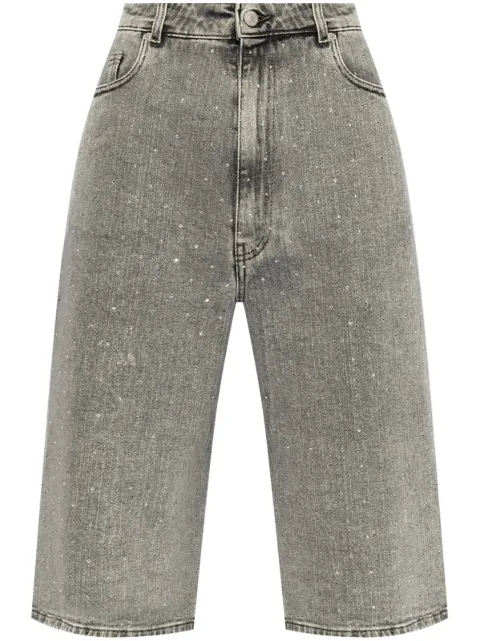Fabiana Filippi high-waisted bermuda shorts Grey PAD214F405I0560000