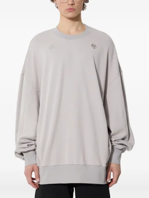 A.A. Spectrum metallic-detail crew-neck sweatshirt Grey 81240815