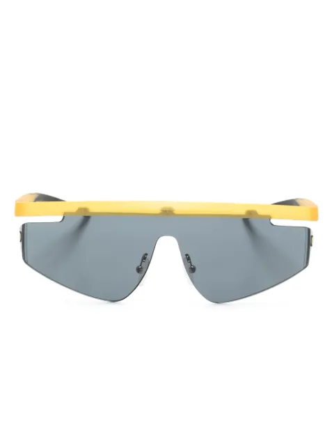 SCUDERIA FERRARI biker-style frame sunglasses Black 0FZ6001