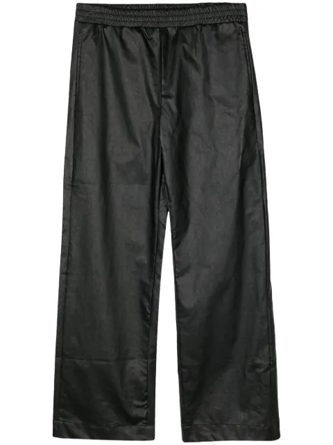 Walter Van Beirendonck graphic-print elasticated-waist trousers Black 2005