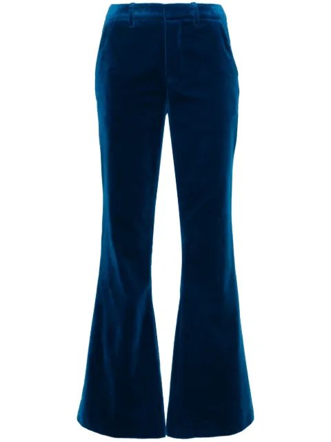 Zadig&Voltaire flared velvet trousers Blue WWPA00801403T36