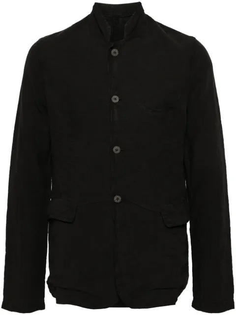 Poème Bohémien linen shirt jacket Black GI11T103