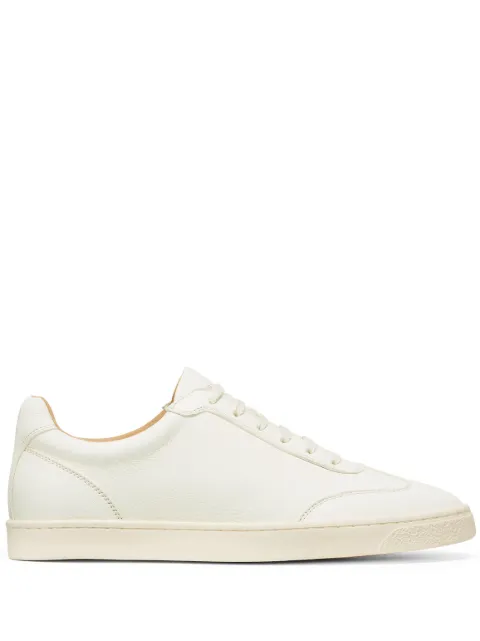 Brunello Cucinelli logo-print leather sneakers White MZUOLYN311C6293