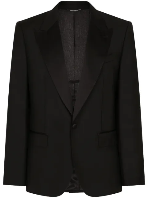 Dolce & Gabbana wool single-breasted jacket Black G2NW0TGI251