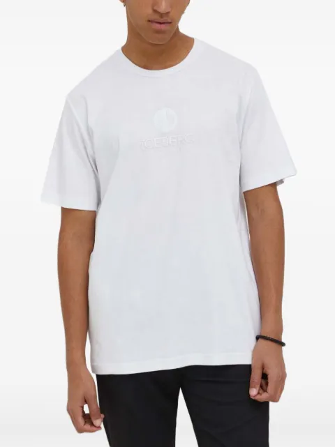 Iceberg logo T-shirt White F0286307