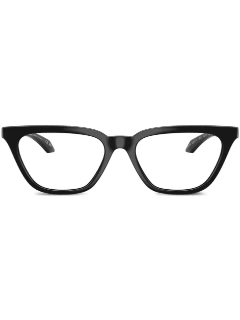 Versace Eyewear Greca-motif cat-eye glasses Black VE3352UGB1