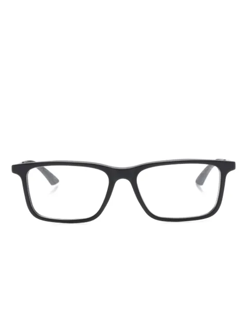 Montblanc rectangle-frame glasses Black MB0333O