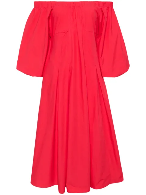 Rejina Pyo Greta organic-cotton midi dress Red F477RE