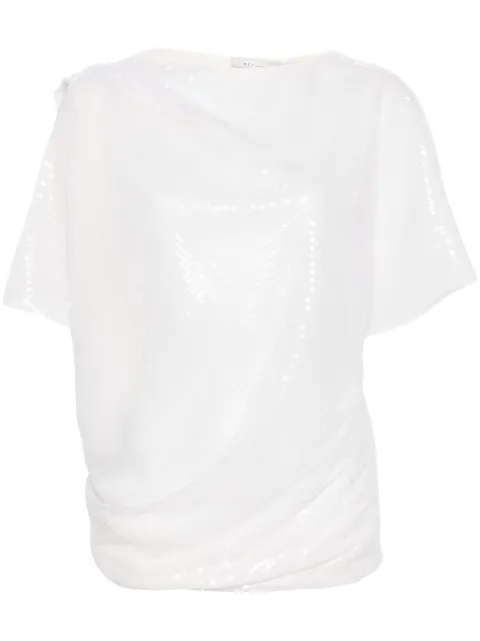 REV The Keziah sequin blouse Neutrals PS24TO0010