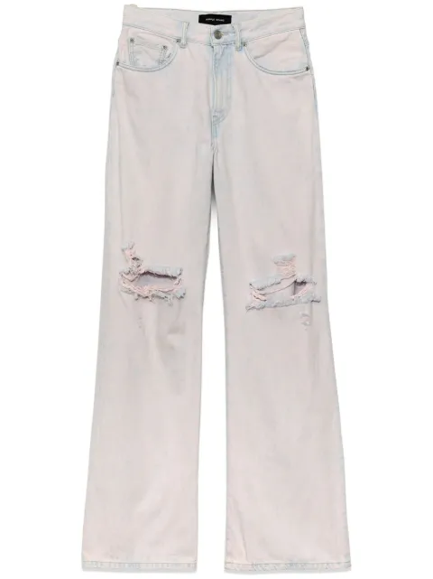 Purple Brand wide-leg ripped jeans Neutrals D2000WIPO224