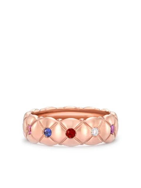 Fabergé 18kt rose gold Treillage ring Pink 452RG1337