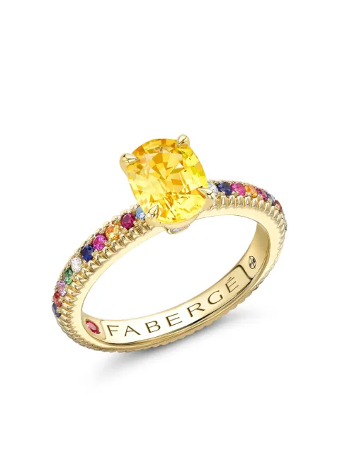 Fabergé 18kt yellow gold Colour Of Love multi-stone ring Yellow 831RG3081