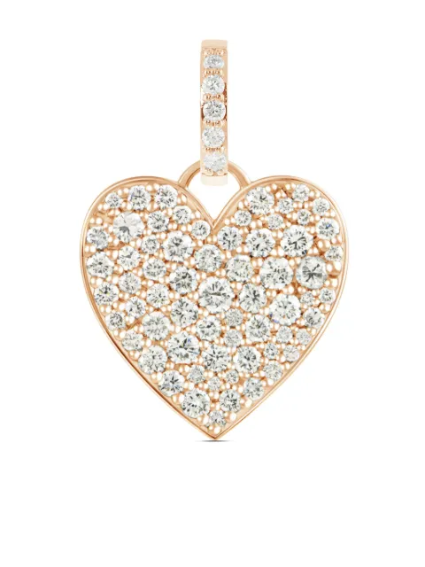 ALINKA 18kt rose gold Caviar Heart diamond pendant Gold N5518RWD