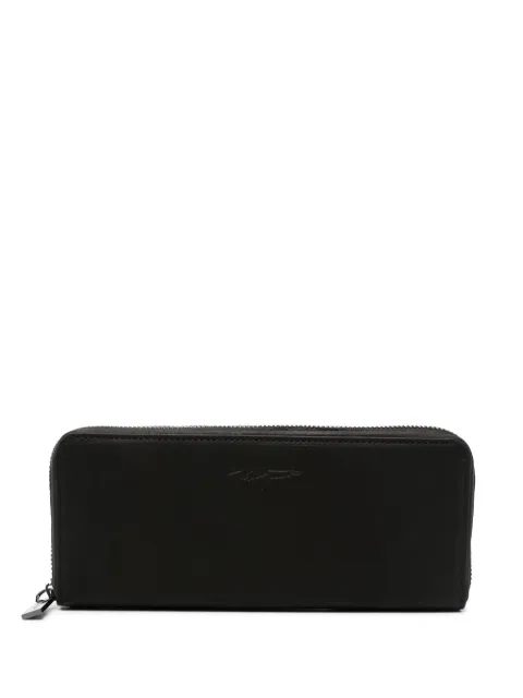 Discord Yohji Yamamoto logo-debossed leather wallet Black DYA06702