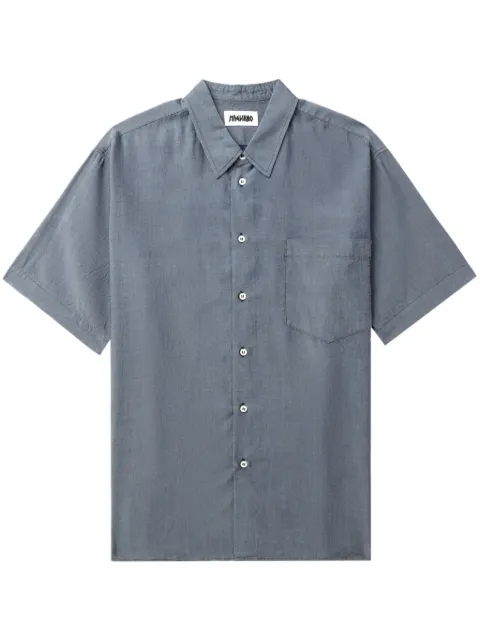 Magliano logo-print lyocell shirt Grey R28015930LM30
