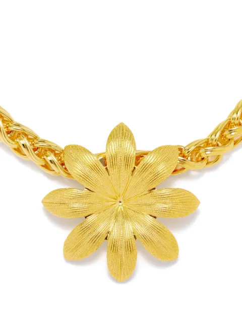 DESTREE Elizabeth floral-detail necklace Gold ELIZABETHCHAINLILIUM