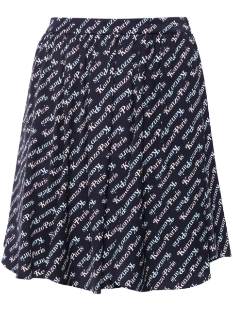 Kenzo x Verdy flared miniskirt Blue FE52JU2899S3