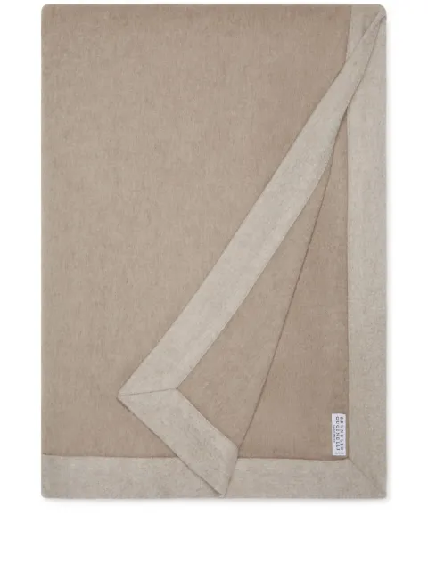 Brunello Cucinelli cashmere blanket (200cm x150cm) Neutrals MPLC90253LCS867
