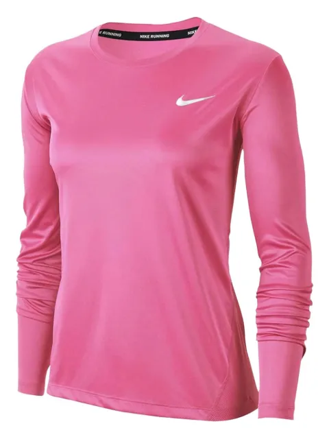 Nike Miler reflective T-shirt Pink AJ8128