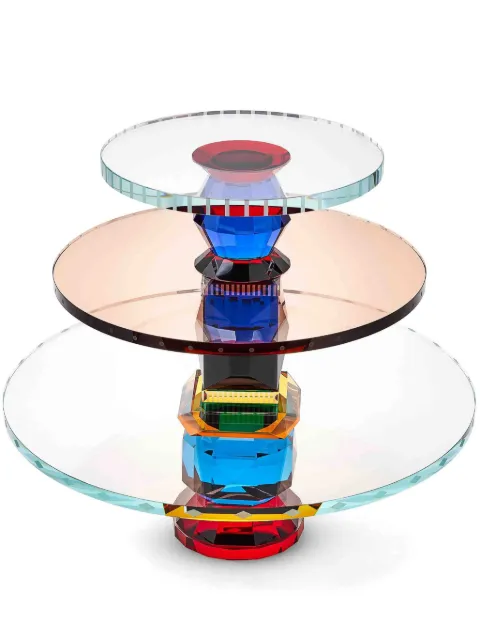 Reflections Copenhagen Oklahoma crystal tray Red 286