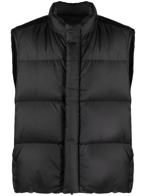 Ienki Ienki Cloud zip-up quilted puffer gilet Black IECLOUDVESTMAN