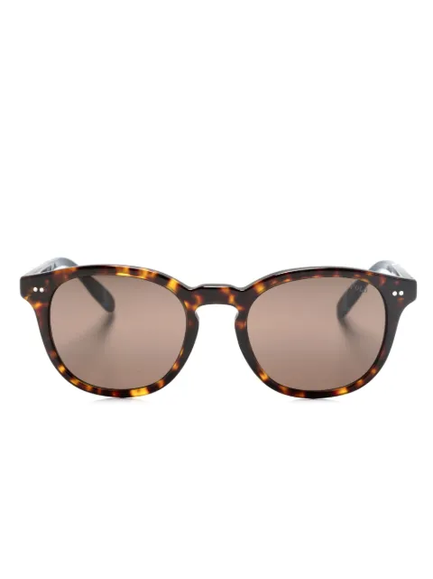 POLO RALPH LAUREN EYEWEAR tortoiseshell-effect round-frame sunglasses Brown PH4206