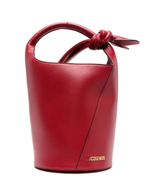 Jacquemus Le Petit Tourni bucket bag Red 245BA3663173480