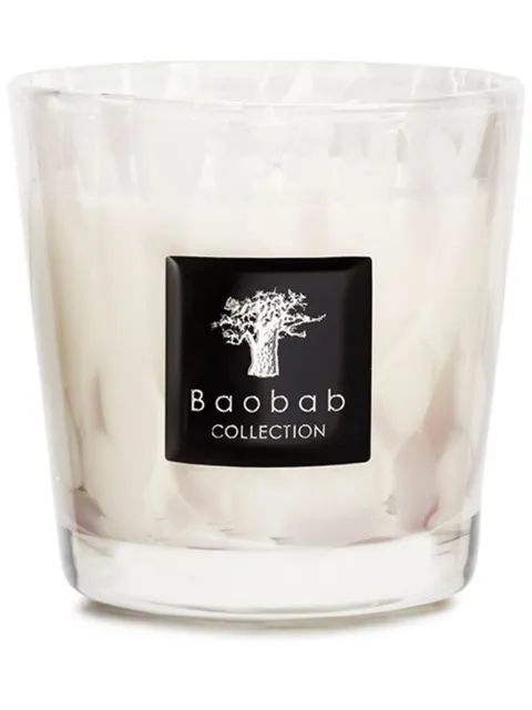 Baobab Collection mini Pearls White scented candle White MAX08PW