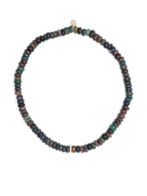Sydney Evan 14kt yellow-gold opal and diamond beaded bracelet Gold CJP2291Y9724M