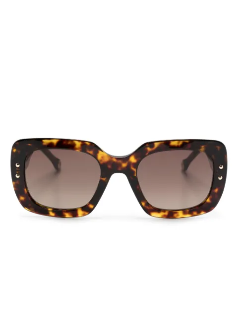 Carolina Herrera tortoiseshell square-frame sunglasses Brown HER0186S