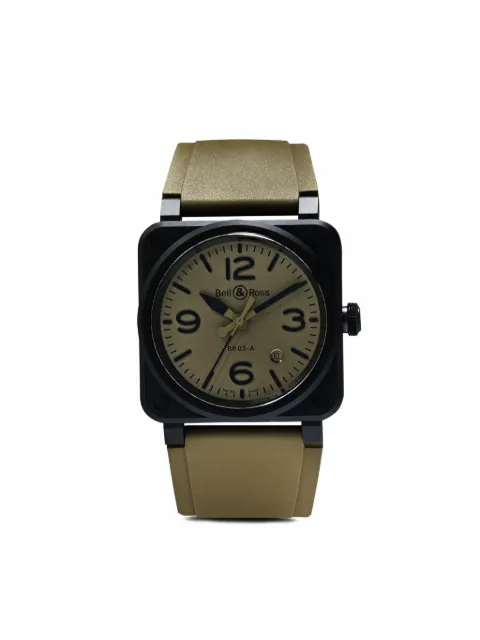 Bell & Ross BR 03 Military 41mm Green BR03AMILCESRB