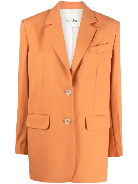 Rodebjer Vera single-breasted blazer Orange 2120148