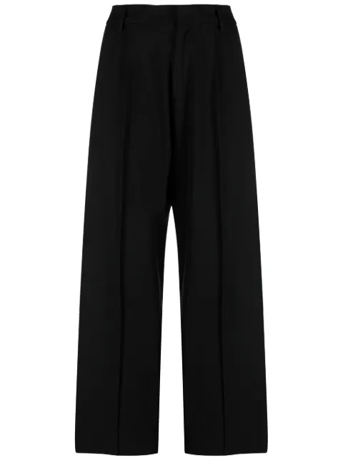 Giuseppe Di Morabito pleated wool trousers Black PF23073PA229