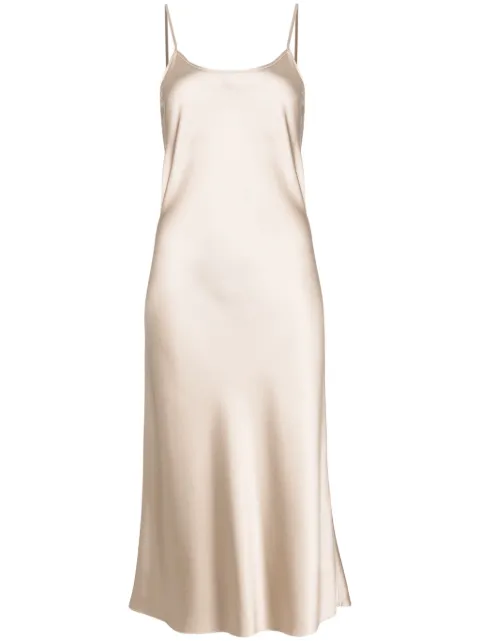 VOZ scoop-neck sleeveless dress Neutrals VD06BCHAMPAGNE