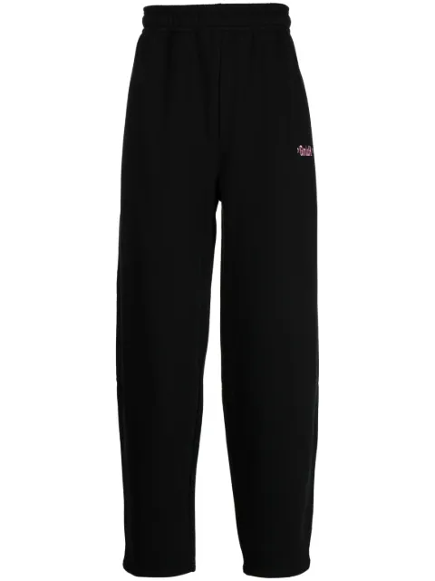 GmbH Ahmed logo-embroidered track pants Black AHMEDSS23OC