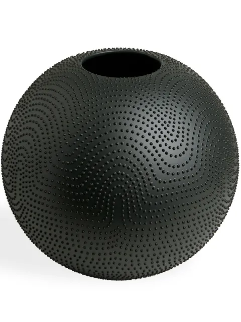 Nuove Forme Arcadia textured-finish vase (28cm) Black RIC3BLACK