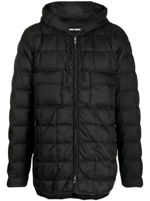 Ienki Ienki padded hooded jacket Black ZIPPEDKALIKMAN