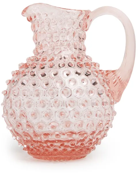 KLIMCHI Hobnail glass jug Pink 1618420007227