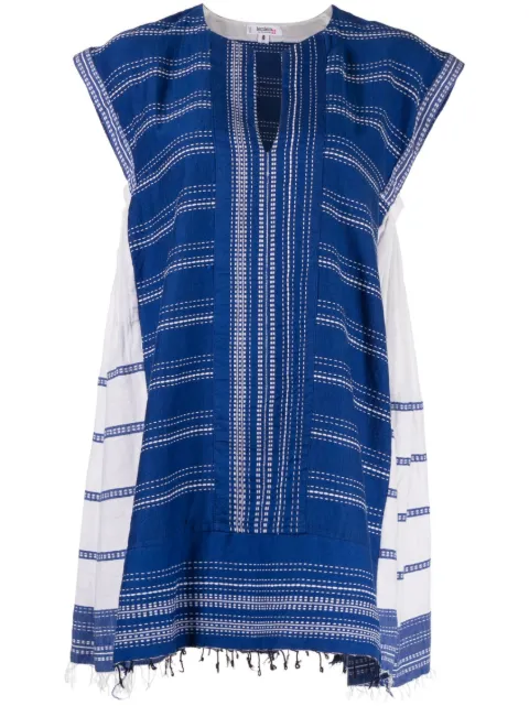 lemlem Inku short kaftan dress Blue SW2322